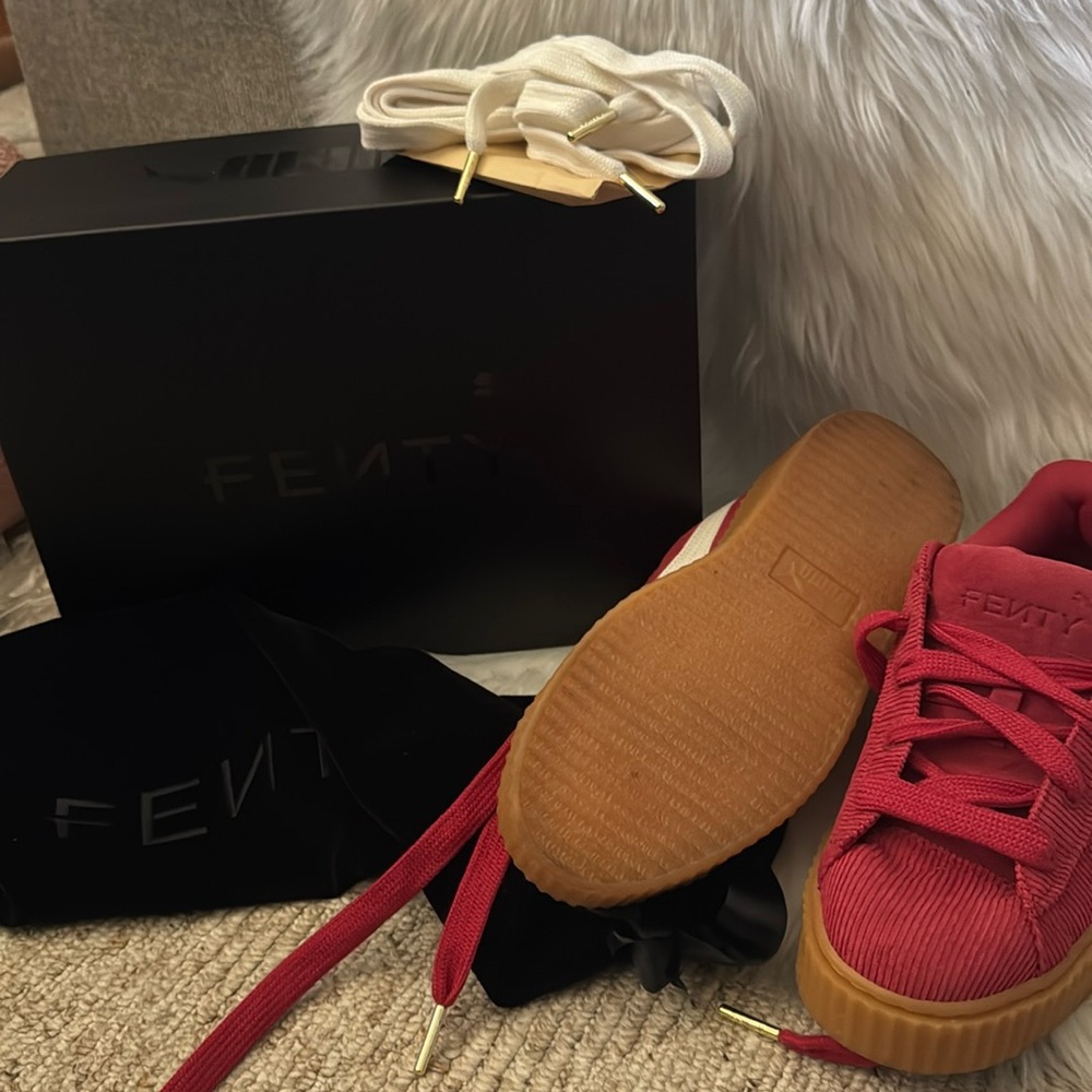 Fenty Beauty Kids Red Sneakers